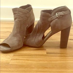 Vince Camuto open toe booties